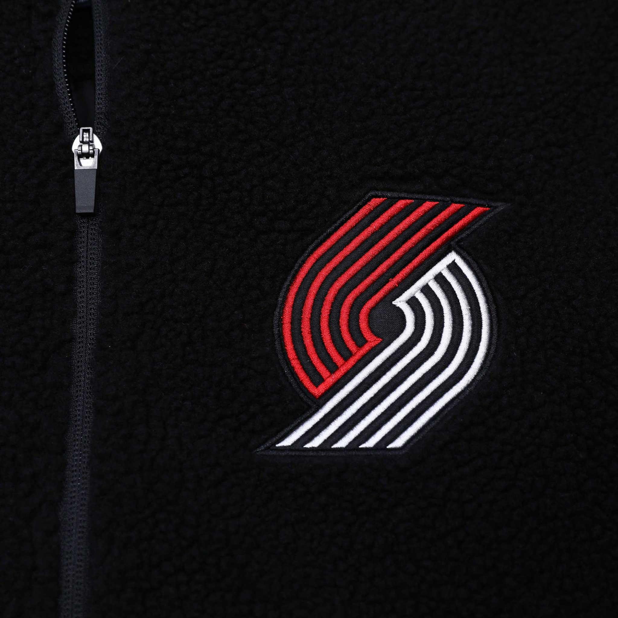 Breaking Ball Black Full Zip Sherpa Jacket