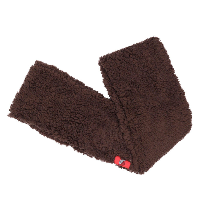 Brown Women's Sherpa Infinity Scarf