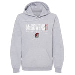 Bryce McGowens Portland Trail Blazers Elite Hoodie Men's Hoodie Gray