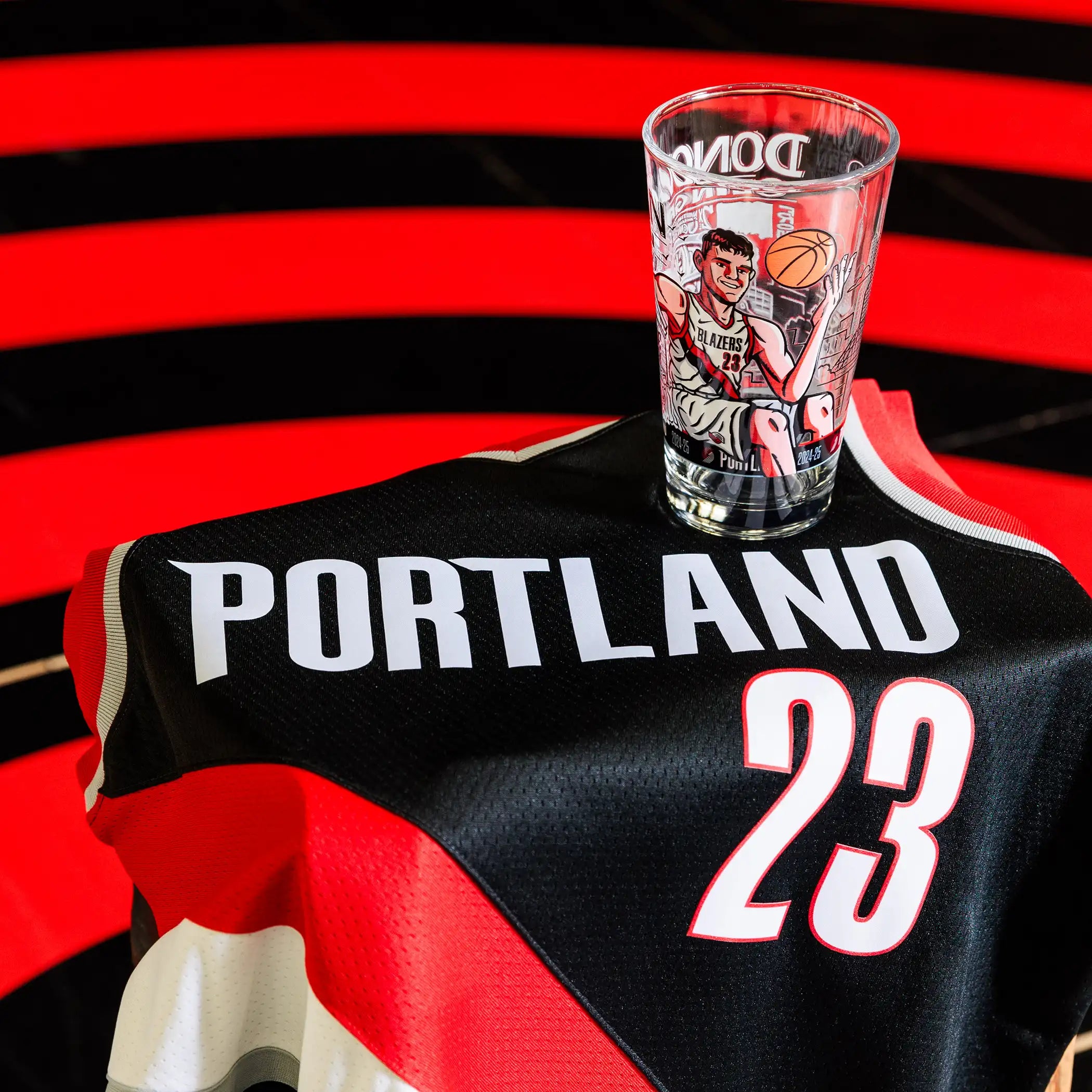 Clingan Pint Glass - Only Available As Gift With Purchase Of Any Icon or Association Jersey