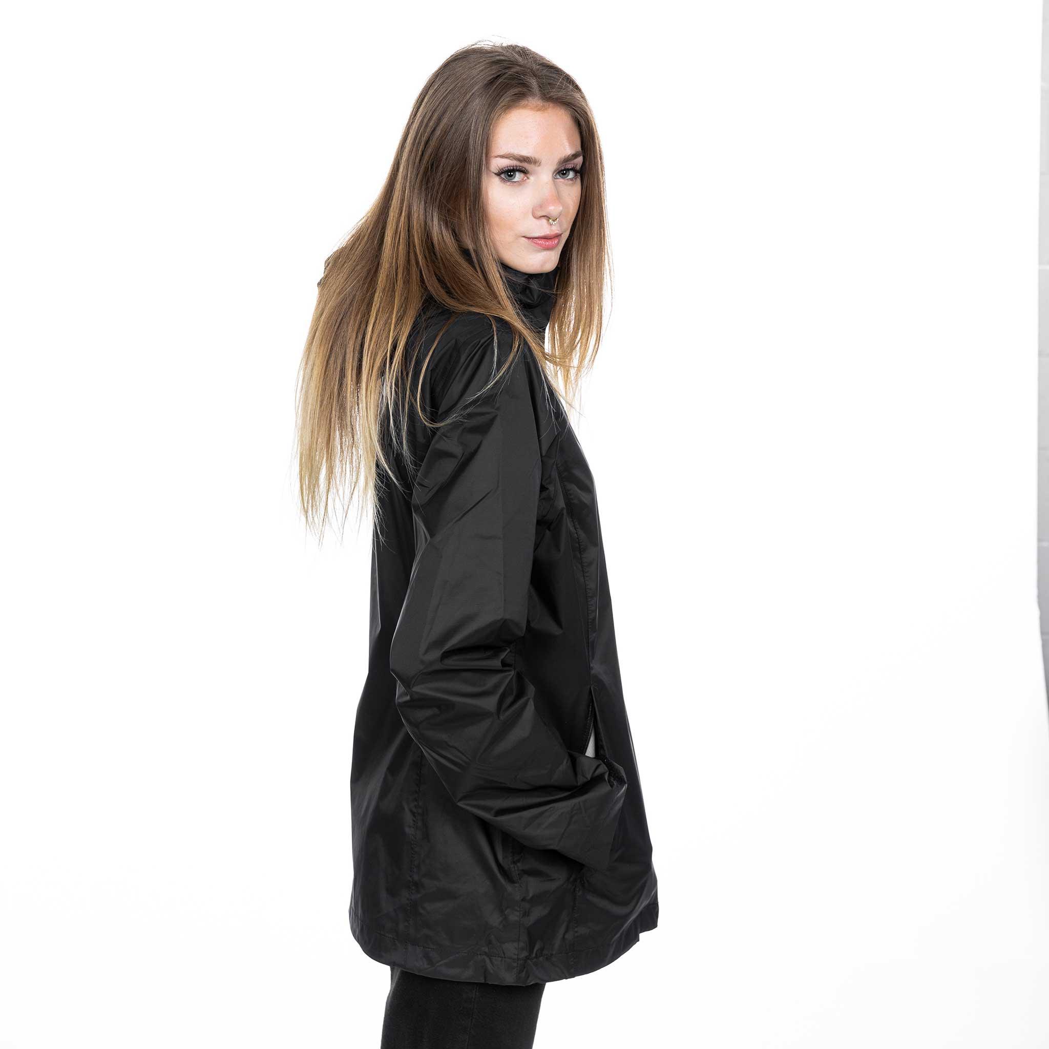 Columbia Women's Arcadia Waterproof Black Raincoat