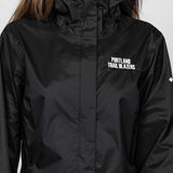 Columbia Women's Arcadia Waterproof Black Raincoat