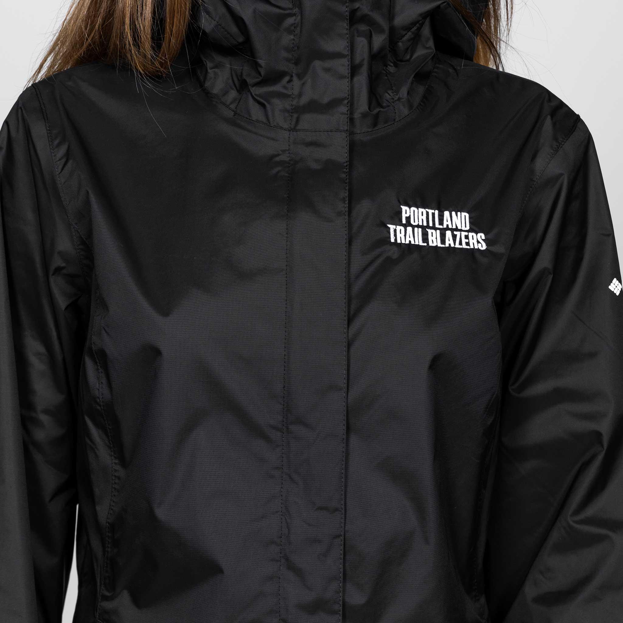 Columbia Women's Arcadia Waterproof Black Raincoat