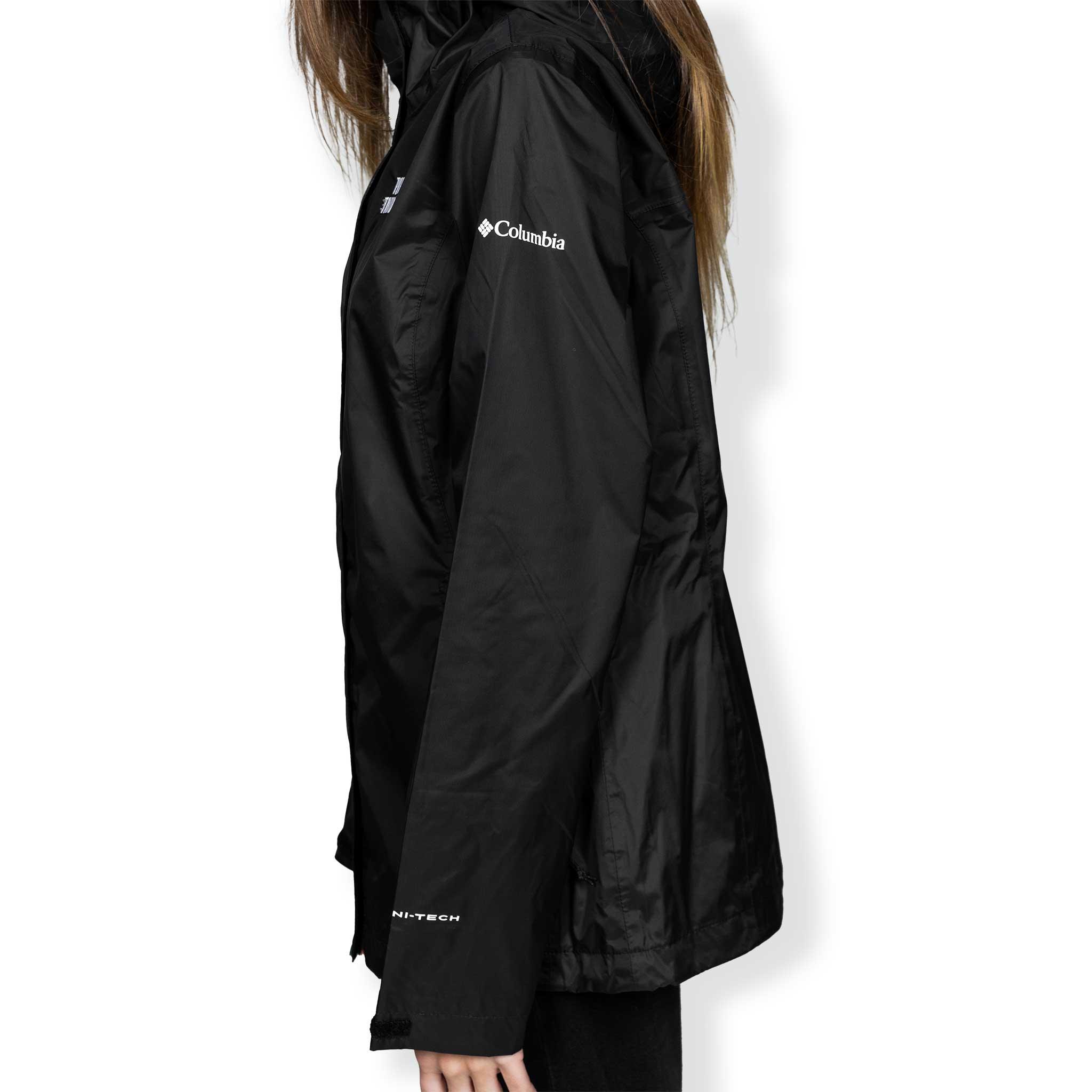 columbia rain gear women's Columbia Women's Arcadia Waterproof Black Raincoat