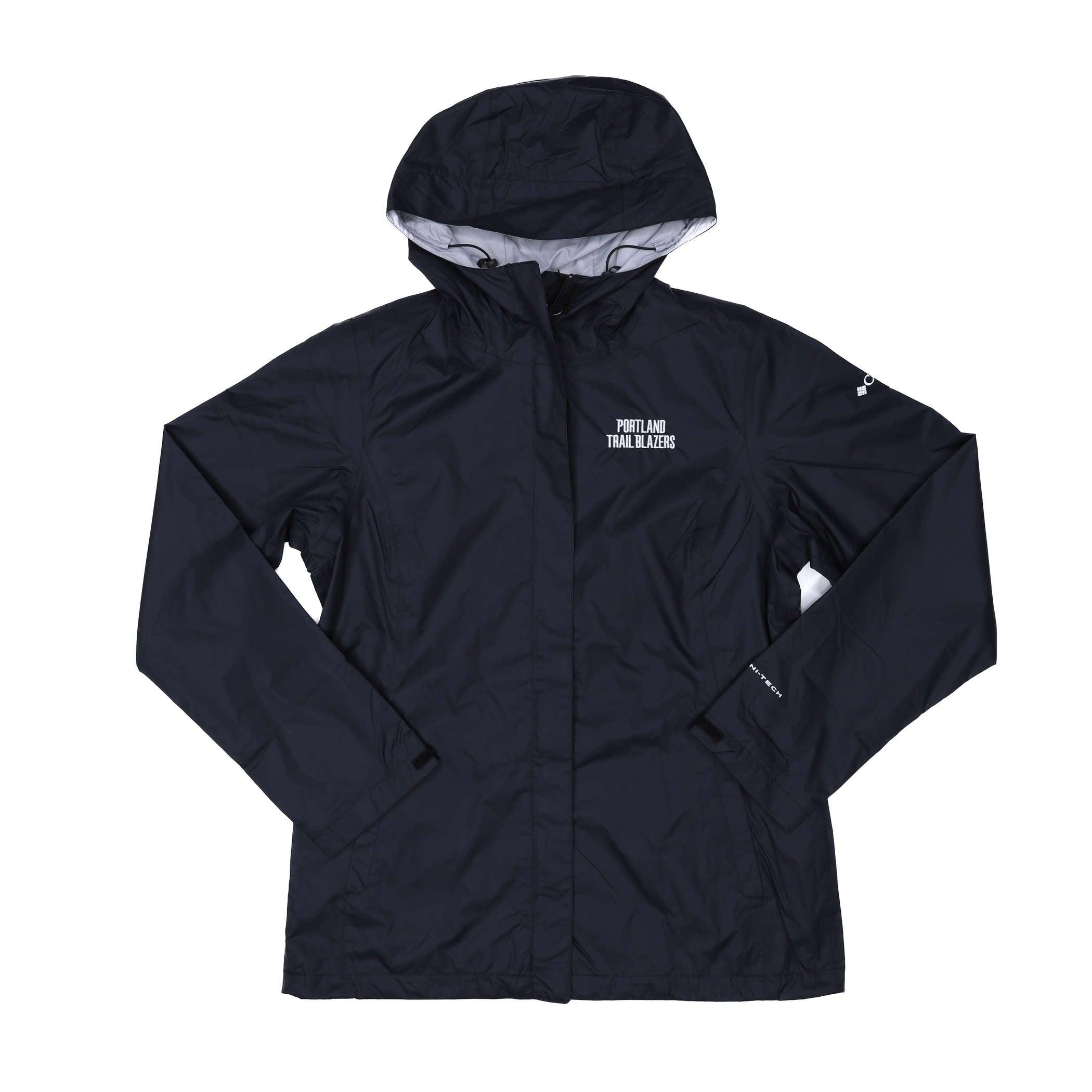 Columbia Women's Arcadia Waterproof Black Raincoat