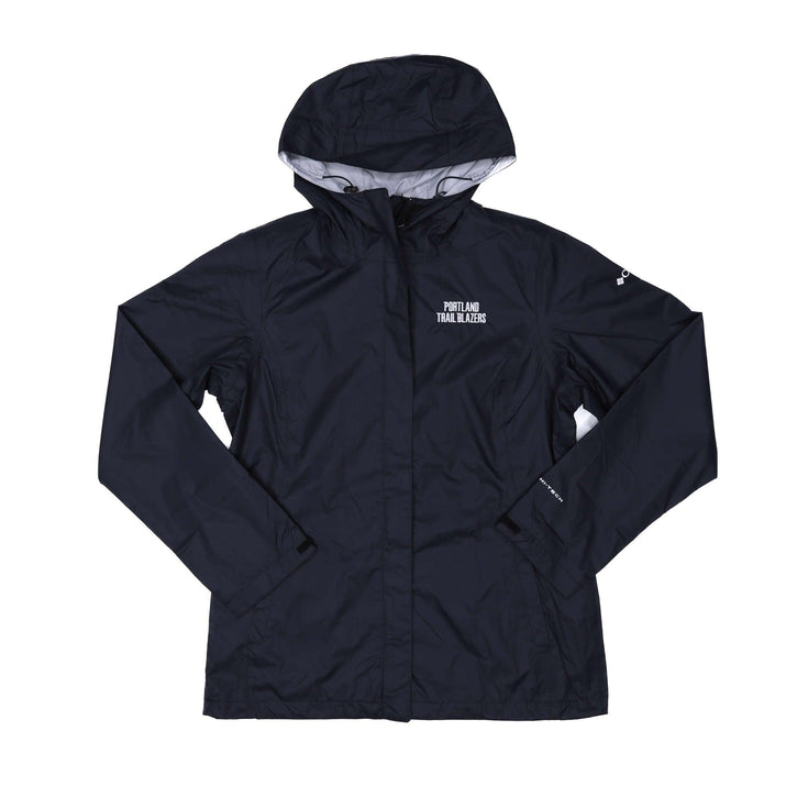Columbia Women's Arcadia Waterproof Black Raincoat - Trail Blazers