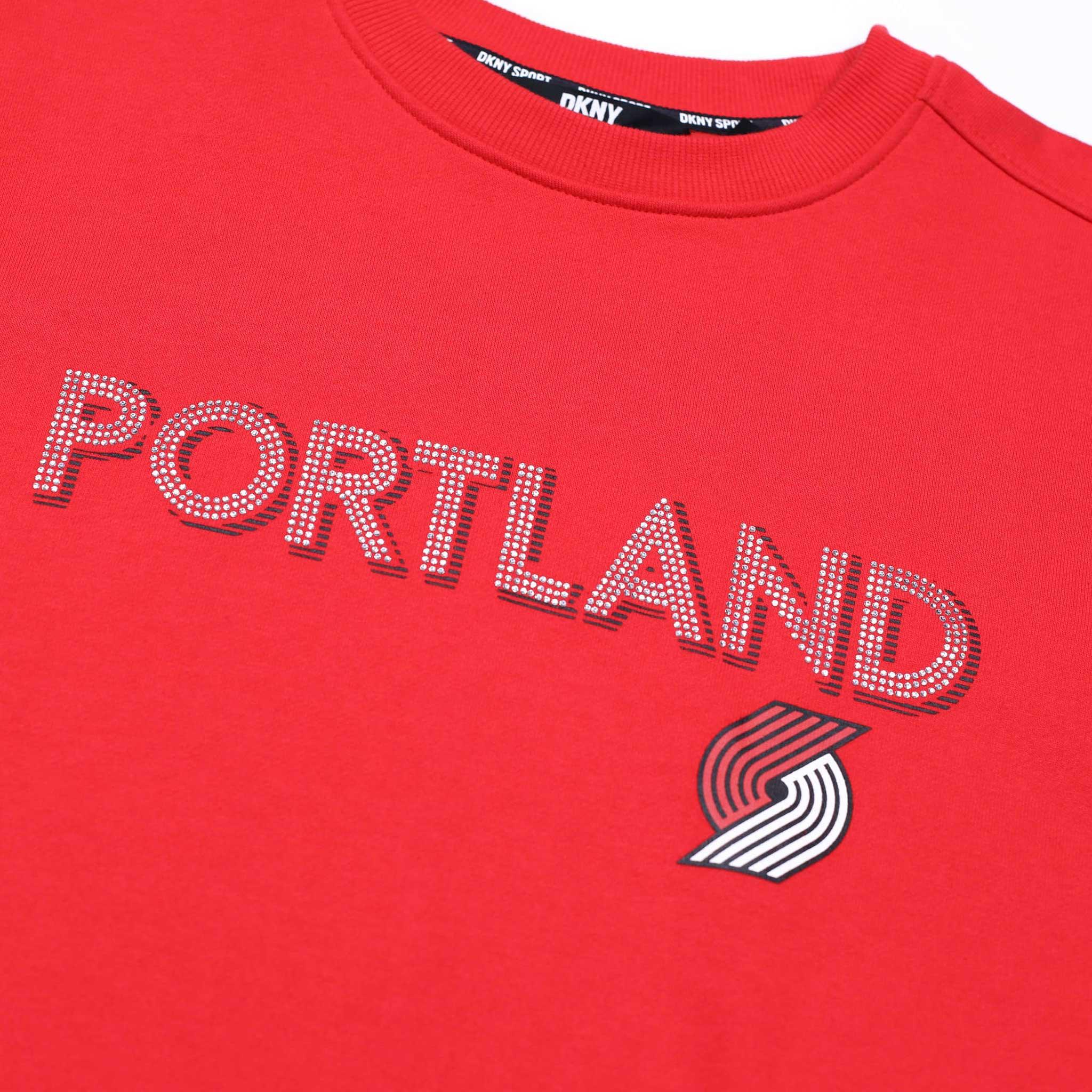 DKNY Bedazzled Women's Parker With Side Zips