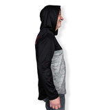 Defender Lightweight Black & Gray Hoodie