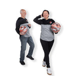 Defender Lightweight Black & Gray Hoodie