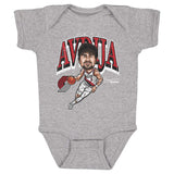 Deni Avdija Portland Trail Blazers Cartoon Baby Creeper Kids Baby Onesie Heather Gray