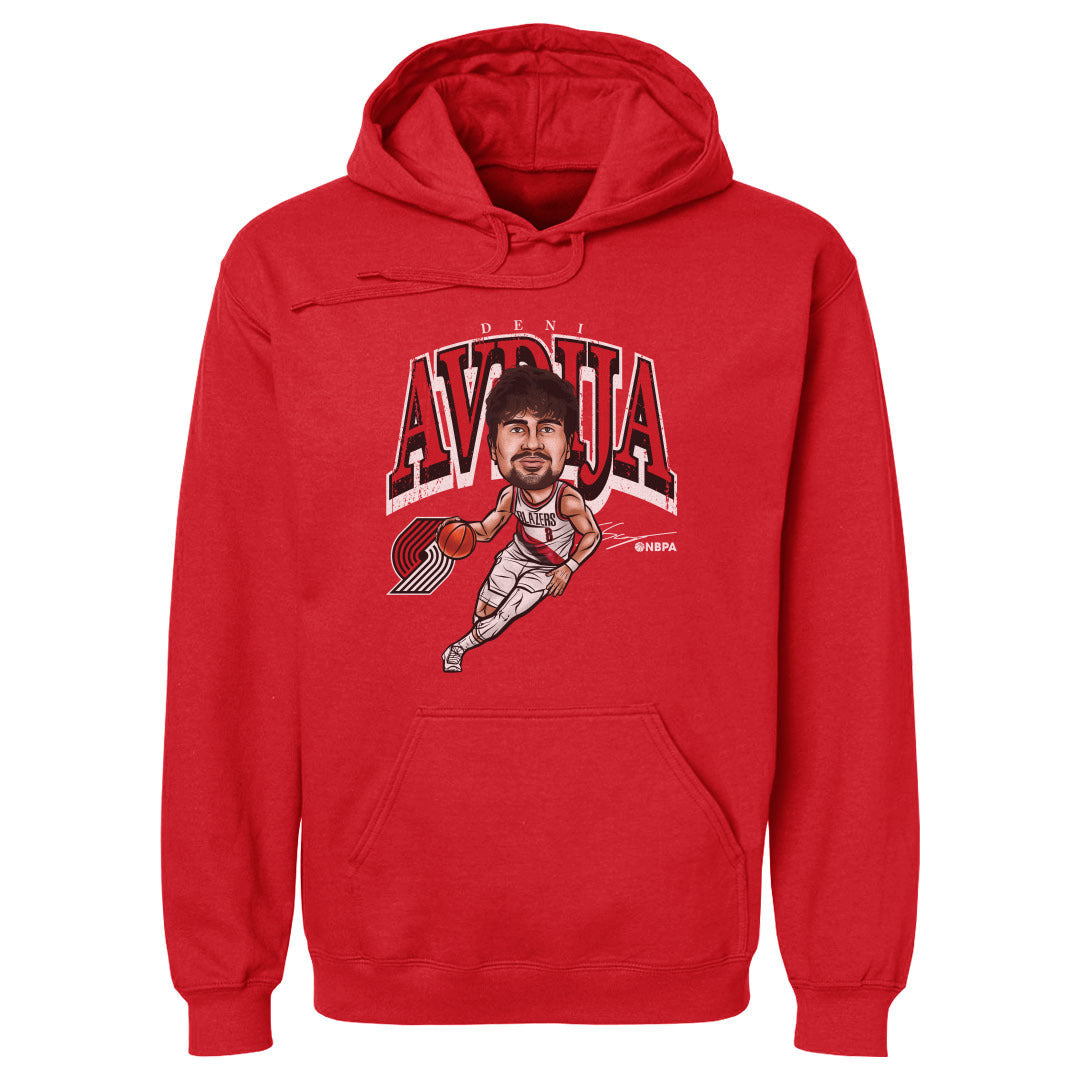 Deni Avdija Portland Trail Blazers Cartoon Hoodie Men's Hoodie Red