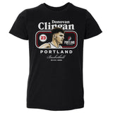 Donovan Clingan Portland Trail Blazers Cover Toddler T-Shirt Kids Toddler T-Shirt Black
