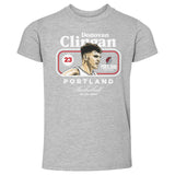 Donovan Clingan Portland Trail Blazers Cover Toddler T-Shirt Kids Toddler T-Shirt Heather Gray