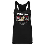 Donovan Clingan Portland Trail Blazers Cover Women's Tank Top Women's Tank Top Tri Black