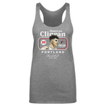 Donovan Clingan Portland Trail Blazers Cover Women's Tank Top Women's Tank Top Tri Gray