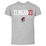 Donovan Clingan Portland Trail Blazers Elite Toddler T-Shirt Kids Toddler T-Shirt Heather Gray