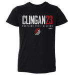 Donovan Clingan Portland Trail Blazers Elite Toddler T-Shirt Kids Toddler T-Shirt Black