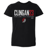 Donovan Clingan Portland Trail Blazers Elite Toddler T-Shirt Kids Toddler T-Shirt Black