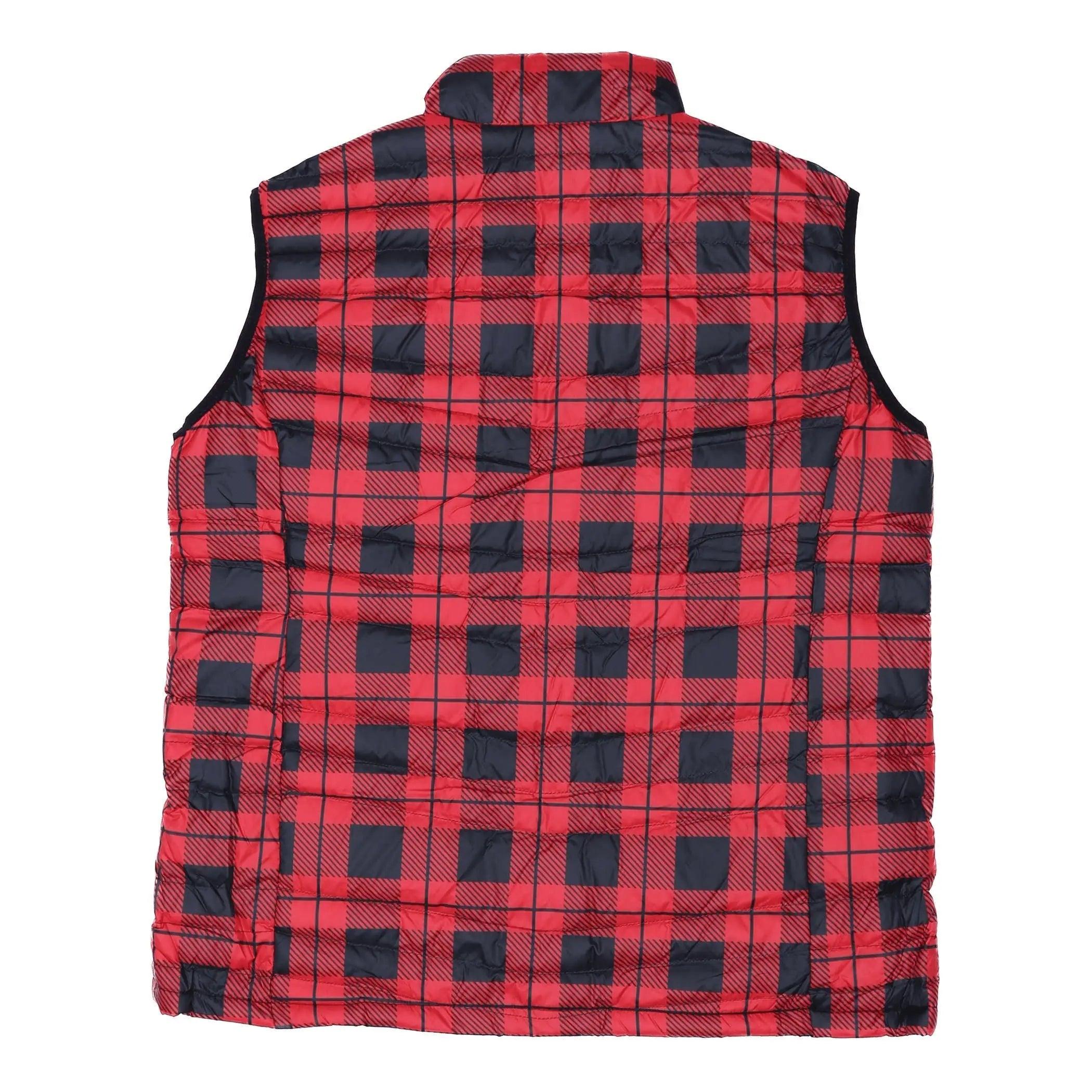 Douglas Fur Plaid Down Vest