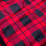 Douglas Fur Plaid Down Vest