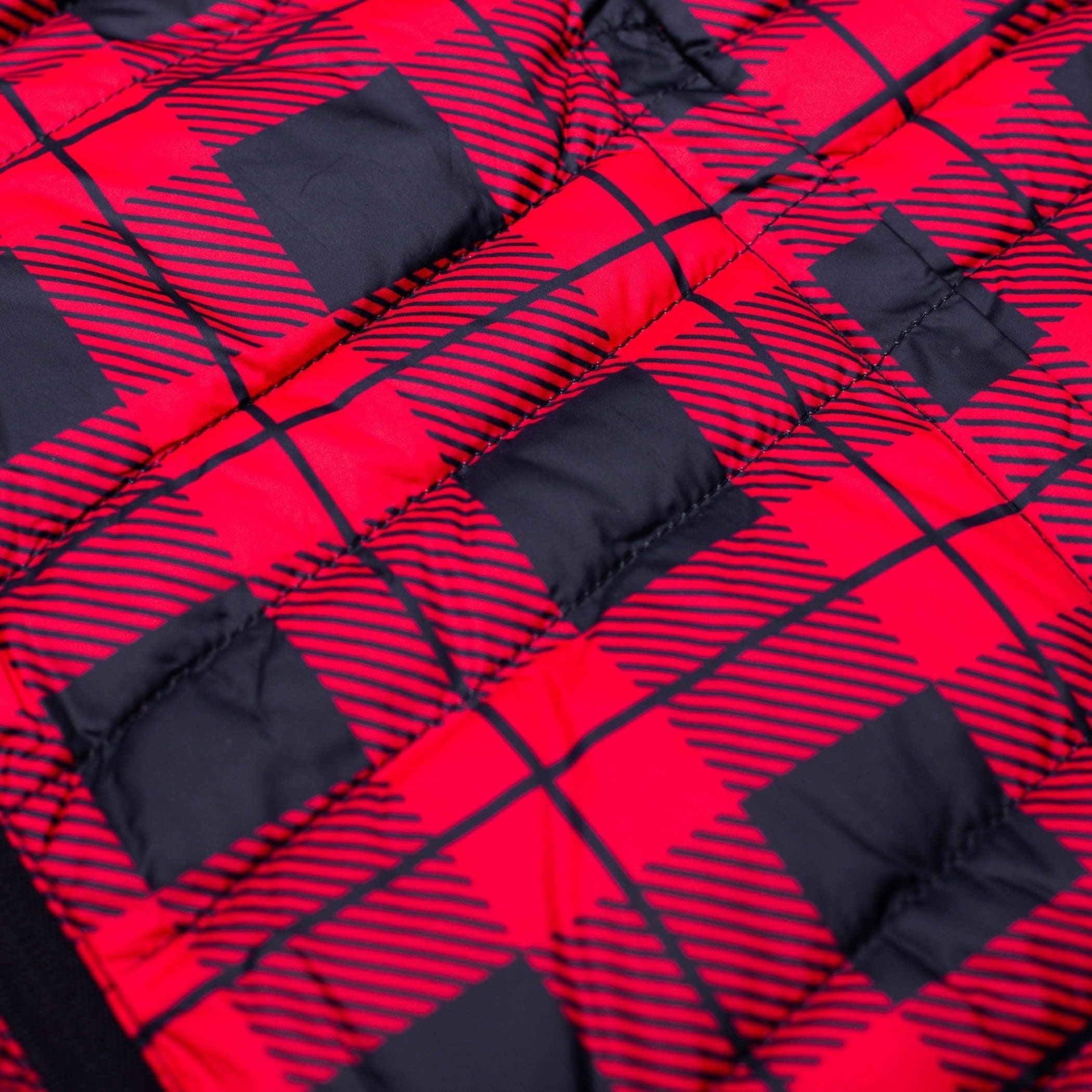 Douglas Fur Plaid Down Vest