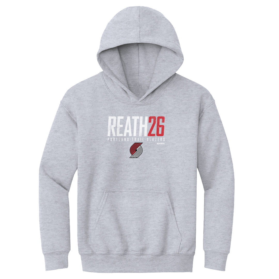 Duop Reath Portland Trail Blazers Elite Youth Hoodie Kids Youth Hoodie Gray