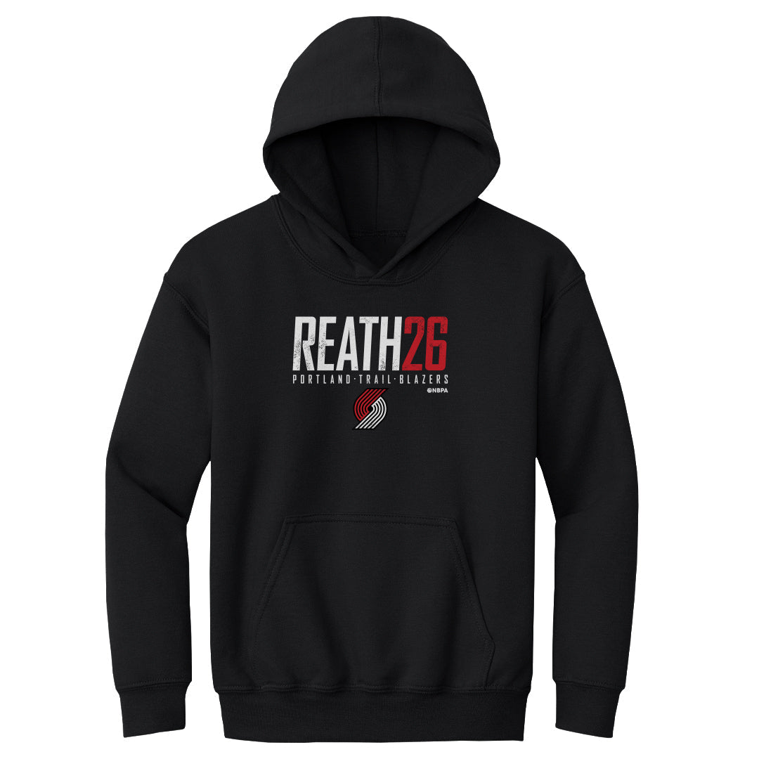 Duop Reath Portland Trail Blazers Elite Youth Hoodie Kids Youth Hoodie Black