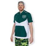 Era Golf Crest Short Sleeved Green & White Windbreaker