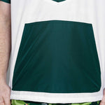 Era Golf Crest Short Sleeved Green & White Windbreaker