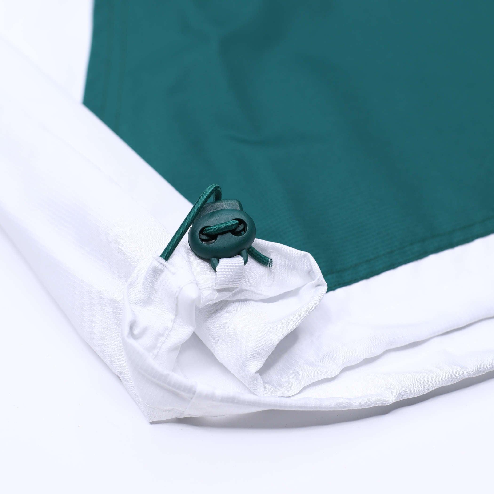 Era Golf Crest Short Sleeved Green & White Windbreaker