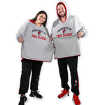 Fuzzy Fleece Reversible Oversized Hoodeez