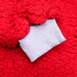 Fuzzy Fleece Reversible Oversized Hoodeez