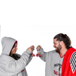 Fuzzy Fleece Reversible Oversized Hoodeez