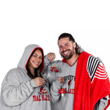 Fuzzy Fleece Reversible Oversized Hoodeez