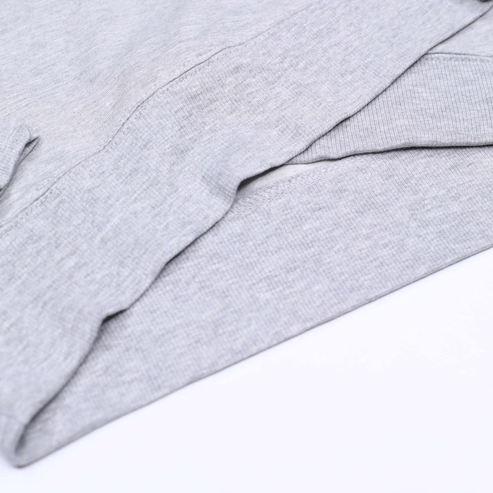 Gray Youth Funky Fan Funnel Neck Hoodie For Girls