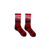 Remix Maroon Strideline Socks