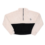 Mitchell &amp; Ness 女士 Cozyfield 毛绒半拉链套头衫