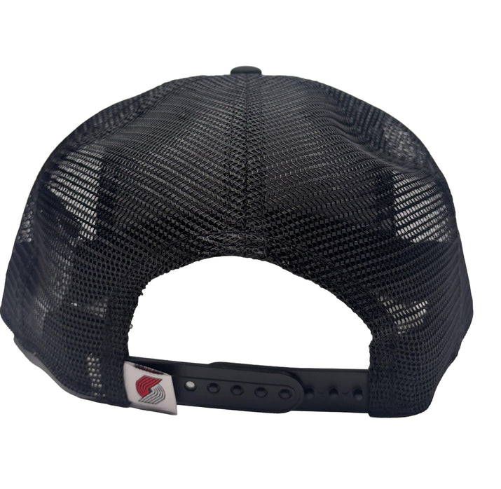 Black Trucker Snapback