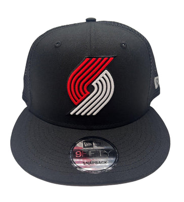 Black Trucker Snapback