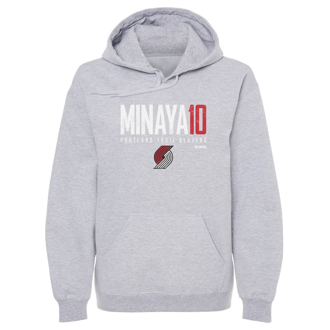 Justin Minaya Black or Gray Elite Hoodie Men's Hoodie Gray