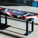 Kevin Concepts Rip City Jersey Bench – Handmade Blazers Fan Furniture