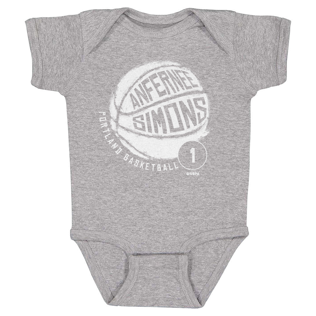 Anfernee Simons Portland Basketball Infant One Piece Creeper - Rip City Clothing