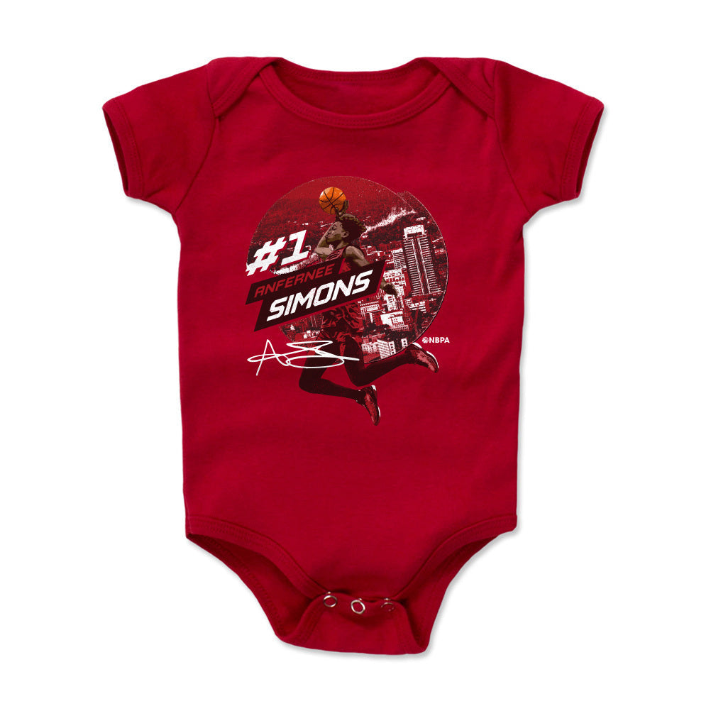 Anfernee Simons City Emblem Infant One Piece Creeper - Rip City Clothing