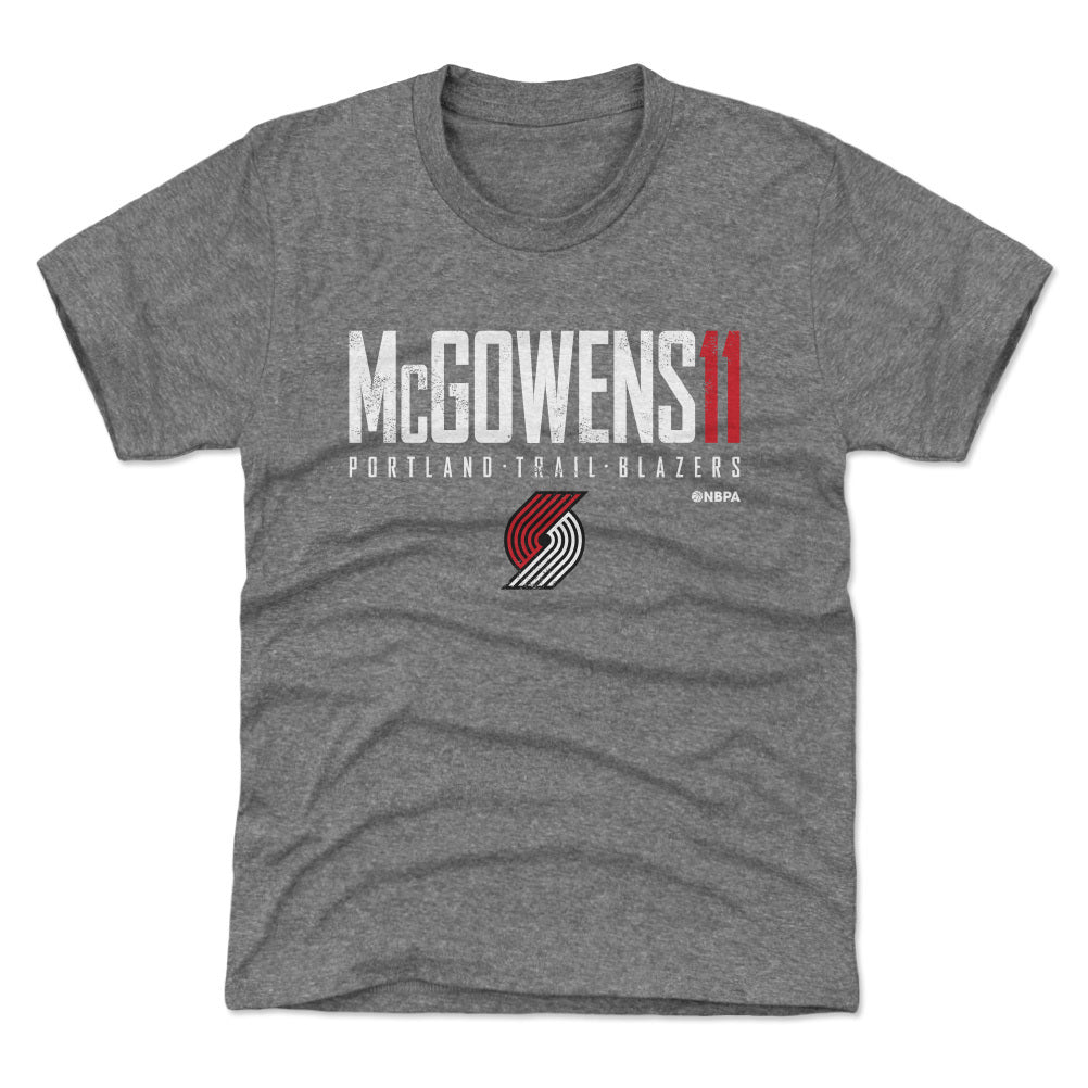 Bryce McGowens Portland Trail Blazers Elite Youth T-Shirt