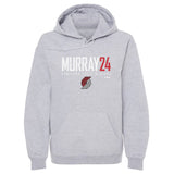 Kris Murray Black or Gray Elite Hoodie Men's Hoodie Gray