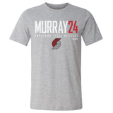 Kris Murray Men's Black or Gray Elite Cotton T-Shirt Men's Cotton T-Shirt Heather Gray