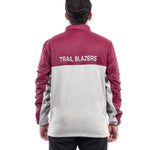Maroon & Gray Completion Jacket