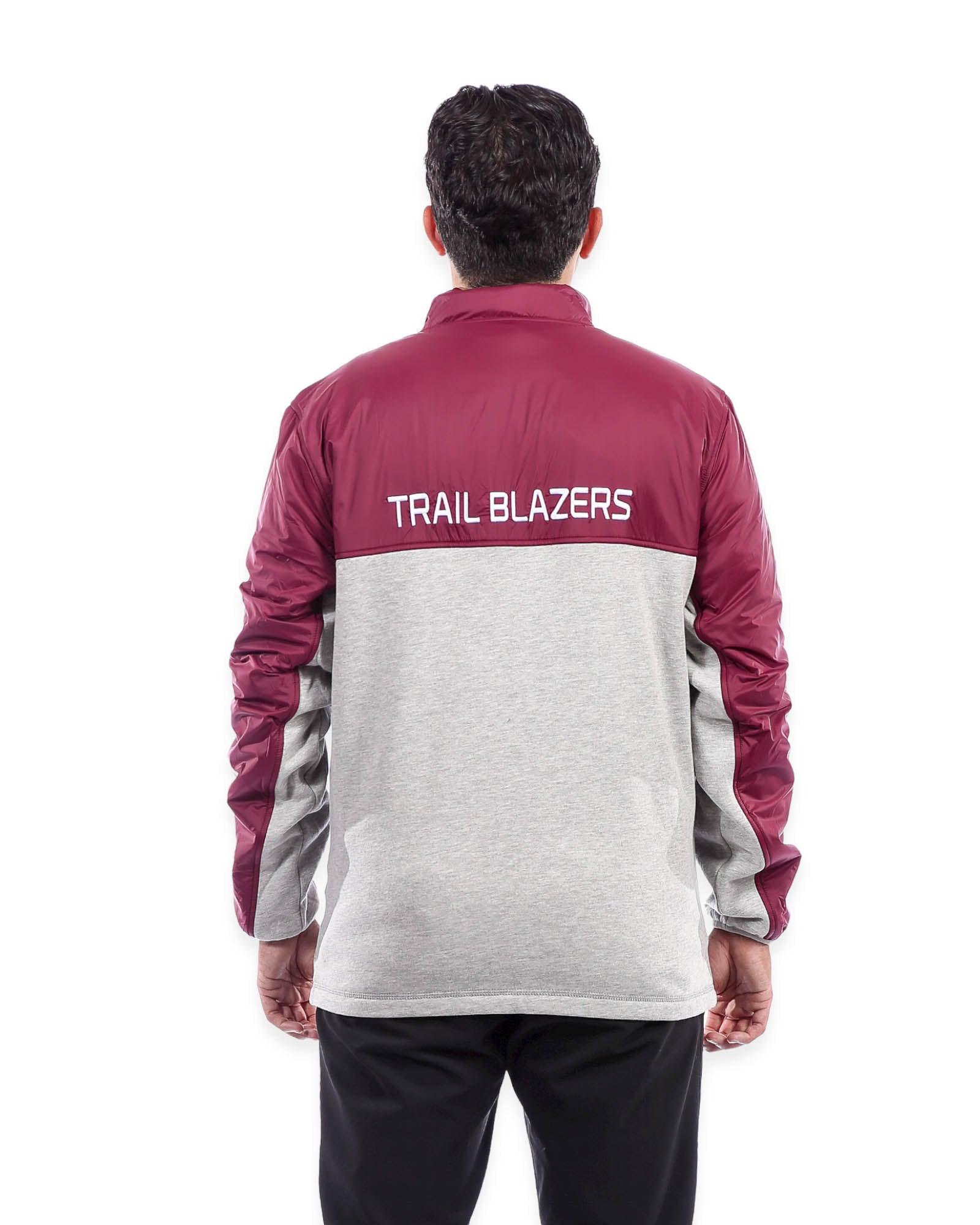 Maroon & Gray Completion Jacket