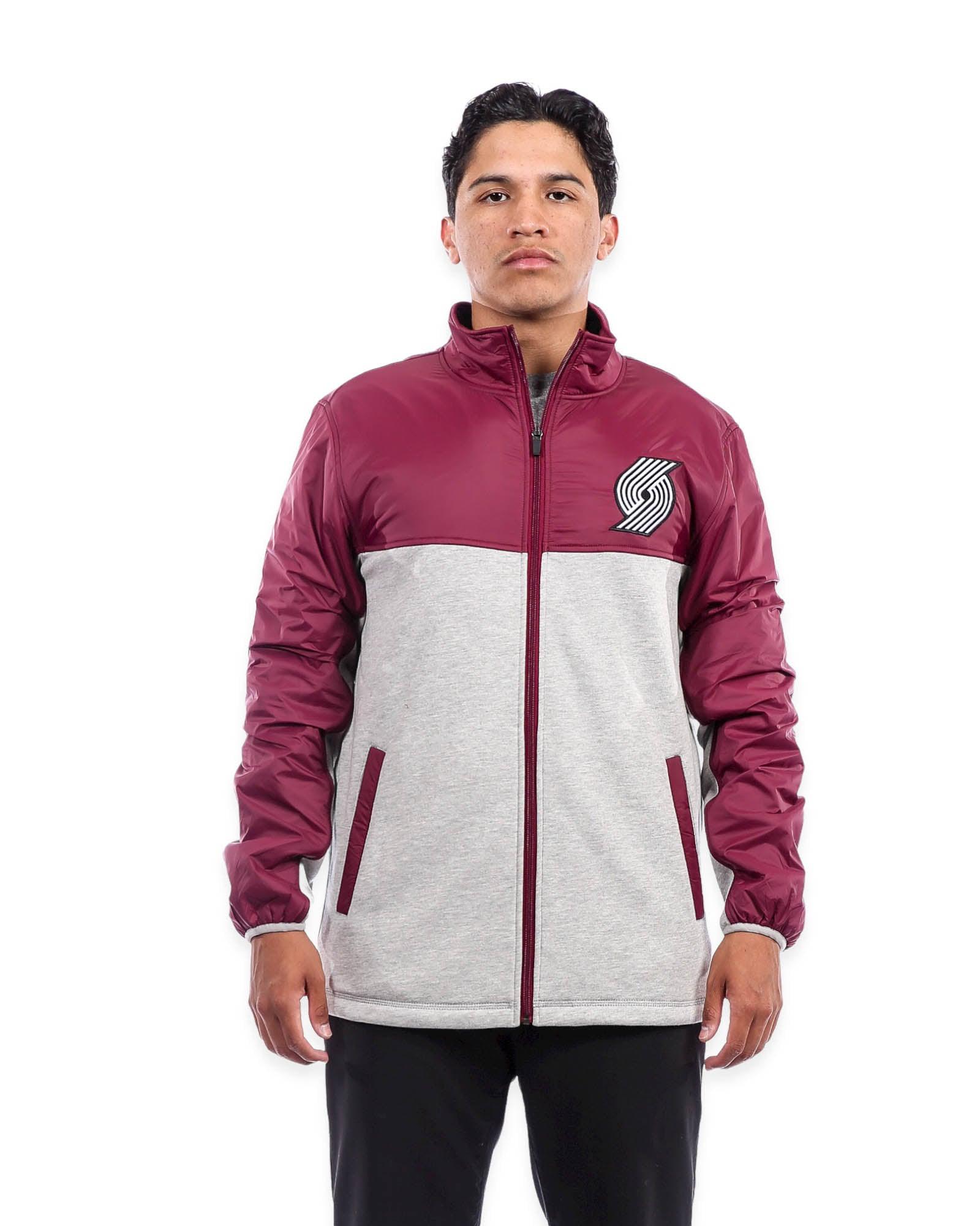 Maroon & Gray Completion Jacket