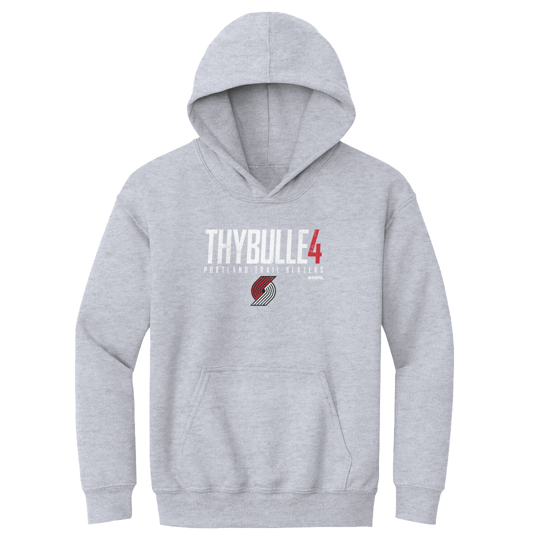 Matisse Thybulle Portland Trail Blazers Elite Youth Hoodie Kids Youth Hoodie Gray